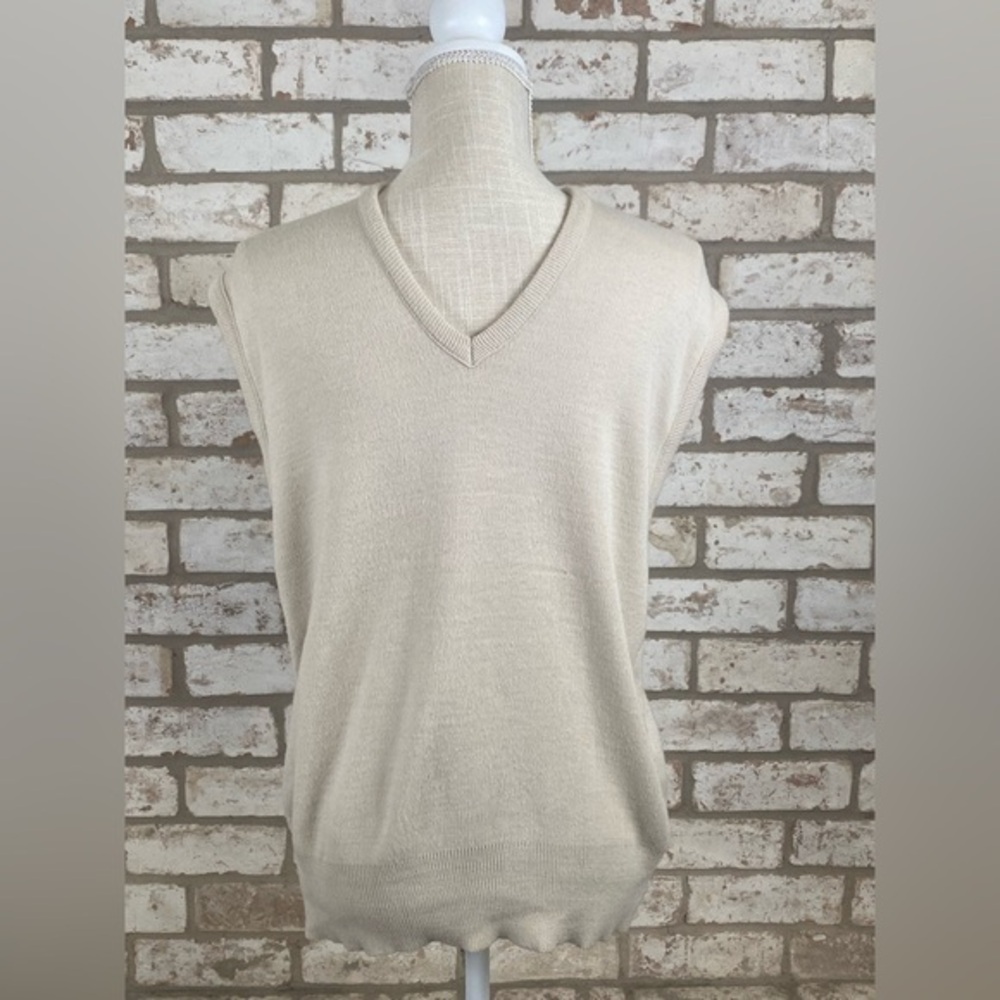 Vintage 80s Classic Sears Vneck Sweater Vest